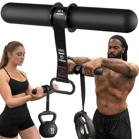 Forearm Strengthener & Wrist Roller - Grip and Forearm Trainer with Thicker Handle and Adjustable Strap for Muscle Building, Strength Training & Rehabilitation