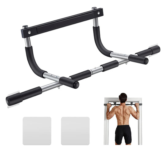 Doorway Pull Up Bar - Heavy-Duty Multi-Grip Upper Body Workout Bar for Home Gym, Chin-Ups, Push-Ups & Core Training
